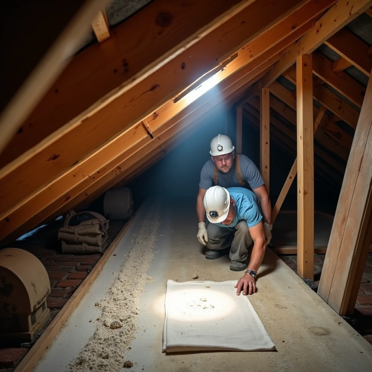 Rafter baffles keeping a clear soffit-to-ridge air path above attic insulation