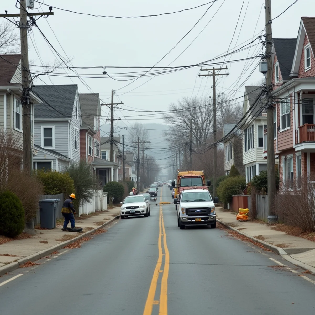 Typical East Boston, MA street showing the local roof types All Pro Phoenix Roofing works on